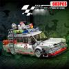 MOULD KING MOLD KING Tecnologia modello di auto blocchi di costruzione MOC mini fantasma film auto assemblaggio Giocattoli per adulti Regali per bambini 10021S