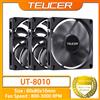 TEUCER UT-8010 Ventola di raffreddamento del telaio 80x10mm Dimensioni ultrasottili PWM 4PIN per il raffreddamento della CPU del computer desktop
