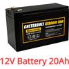 Aleaivy 18650 12V 20Ah 10Ah 8Ah 6Ah Batteria ricaricabile agli ioni di litio per bambini eElettrico Auto giocattolo Spruzzatore Bilancia Controllo accessi