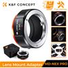 K&F CONCEPT Adattatore per Obiettivi K&F CONCEPT da MD a NEX per Obiettivi con Attacco Minolta MD MC su Fotocamere Sony NEX E Mount per Sony A6000 A6400 A7R