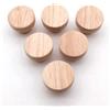 TFAAI 4-48 pezzi manopole in legno manopole per mobili rotonde con parte superiore piatta manopole per cassetti in legno massello naturale maniglie per mobili da cucina