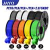 JAYO 10 rotoli pla plus/petg/pla/pla+2.0/skdc Filamento 3d multicolore Stampa 1,75 mm FDM 100% senza bolle per materiali stampante 3D