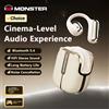 Monster XKO06 Auricolari con gancio per l'orecchio Wireless Bluetooth 5.4 Suono stereo Riduzione del rumore Auricolari con batteria a lunga durata Cuffie sportive