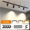 CANMEIJIA Set Completo di Faretti LED su Binario 50W 40W 20W COB, Illuminazione a Soffitto per Soggiorno e Cucina, Luci LED su Binario per Arredamento