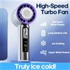 XIAOTREE Ventilatore turbo portatile portatile 100 velocità del vento Mini ventilatore personale regolabile Ventilatore elettrico per ciglia a batteria