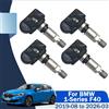 GANGLE 4 pezzi per BMW Serie 1 F40 2019-2026 6877937 Sensore del sistema di monitoraggio della pressione dei pneumatici Sensore TPMS per auto 433 MHz