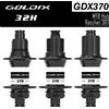 GOLDIX M370 Mozzo per bicicletta Cuscinetto sigillato Blocco centrale Freno a disco J-Bend 32 fori Cricchetto 36T BOOST Mozzo MTB per Shimano HG MS XD
