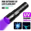 BALDR Torcia UV a LED da 395 nm Tipo C Torcia zoom ricaricabile per essiccatore d'inchiostro Rilevatore di fluorescenza dell'olio UV Luce viola