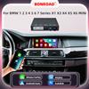 BONROAD Wireless CarPlay modulo Auto Android per BMW serie 5 7 F10 F11 F07 GT F01 F02 F03 F04 X3 X4 F25 F26 con collegamento specchio
