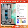 sinmaytai Per Xiaomi Redmi Nota 13 4G 6.67 ''AMOLED Display LCD con cornice Touch Screen Digitizer Assembly 23129RAA4G 23124RA7EO