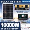soecopo Kit solare da 10000 W Pannello da 500 W Controller MPPT da 100 A Cavo CC da 12 V/24 V a 220 V/110 V Inverter per emergenza da campeggio Certificato CE