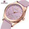 NAVIFORCE Orologi da donna Moda creativa quadrante floreale Orologio da polso da donna al quarzo impermeabile antiurto Orologio femminile Regali 2024