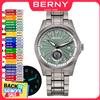 BERNY Orologio da uomo automatico completamente in titanio Orologio da polso meccanico super luminoso con zaffiro impermeabile 10ATM ST1731 Orologi da uomo