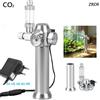 ZRDR Regolatore CO2 per Acquario con Valvola Solenoide, Contabolle, Bombola Gas Piccola 3-8UNF con Manicotto, Valvola di Riduzione Pressione CO2 per Acquario