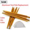 Top Lander (2 pz/paia) Palo per tenda da campeggio Raccordi di ricambio in alluminio 3.6m 4m 4.4m Asta per tenda da esterno Accessori per riparazione da campeggio