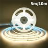 COXO Striscia LED COB da 5 m e 10 m, 320 LED/m, flessibile ad alta densità, FCOB, dimmerabile, lineare, DC12V 24V