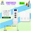 Diese Controller dimmer wireless 433 MHz 110 V 220 V 150 W per LED e 86 interruttori a parete wireless e telecomando wireless Trasmissione 50 m