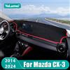 YaLumei Per Mazda CX-3 CX3 2014 2015 2016 2017 2018 2019 2020 2021 2022 2023 2024 Cruscotto Auto Zerbino Parasole Copertura antiscivolo Accessori