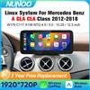 Nunoo Carplay Touch Screen Per Mercedes Benz A GLA CLA Classe W176 X156 C117 2012-2018 Auto Lettore Multimediale Radio Automotive Navi