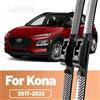 LECIBUBI 2pcs Parabrezza Anteriore Parabrezza Spazzole Tergicristalli In Fibra di Carbonio Tergicristalli Per Hyundai Kona 2017-2023 2018 2019 2020 2021 2022