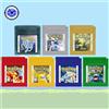 Bandai Cartuccia per videogiochi GB/GBC RTC Pokemon blu/cristallo/verde/oro/rosso/argento/giallo con batteria versione USA