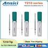 ANSIKI Punta di saldatura T210 Serie Super Fine 2S riscaldamento per saldatore TS21 T80 HS-02B Sostituisci punta KIT C210 Strumenti di saldatura di precisione