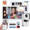 AJXML Sistema videocitofonico digitale a 2 fili Videocitofono WIFI da 7/10 pollici 1080P Tuya Smart WIFI Campanello per appartamento domestico