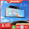 jansite Dash cam Janstie 4K+1080P, CarPlay, Android Auto, Navigazione GPS, Schermo IPS da 7/8,1 pollici, DVR per auto, Visione notturna IR, Monitoraggio parcheggio 24H