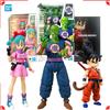 Bandai Autentico Dragon Ball Action Figure SHF Goku Innocent Challenger Bulma Piccolo Daimaoh Anime Figures Giocattoli per Uomini Regalo