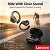Lenovo Auricolari Bluetooth wireless Lenovo XT80, cuffie con audio stereo Hi-Fi, auricolari impermeabili e confortevoli con microfono per sport e gaming