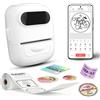Marklife Stampante per etichette wireless Marklife P50 Stampante per adesivi portatile Mini etichettatrice wireless compatibile con Bluetooth per IOS Android