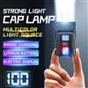 ESMARTER Mini torce a LED portatili Torcia EDC ricaricabile tramite USB con display a batteria Luce di lavoro magnetica 7 modalità Torcia da pesca