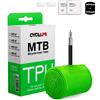 CYCLAMI Camera d'aria per bici ultraleggera 26 27.5 29 pollici MTB Bicicletta TPU Materiale Pneumatico 45mm Valvola francese Super leggero Anti-ossidazione