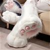 TAKARA TOMY Guanti con artigli di gatto pelosi in peluche Kawaii Ali di uccello Guanti con zampe di volpe in pelliccia sintetica per guanti accessori per costumi cosplay di Halloween
