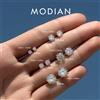 MODIAN 5 Formati D Colore Moissanite Orecchini in argento sterling 925 scintillanti orecchini di lusso per le donne Gioielleria raffinata da sposa