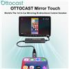 Ottocast Mirror Touch Wireless CarPlay Controllo bidirezionale Plug & Play Video Box per iOS e Android Mirroring VW Audi Benz