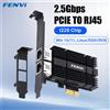 fenvi Scheda di rete FENVI 2.5G PCIE a RJ45 per chipset Intel I226 Gigabit Ethernet doppia porte 100/1000/2500Mbps adattatore di rete per PC
