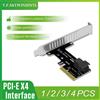 T.F.SKYWINDINTL Adattatore PCIe 4.0 a SFF-8643 SAS/SATA da 1/2/3/4 porte, convertitore SSD NVMe da 2,5 pollici RAID, scheda di espansione HDD per NAS/Server/Desktop