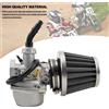 PowerMotor Carburatore universale per moto PZ19 19mm Set con filtro dell'aria per 50 70 90 110cc ATV Off-road Dirt Pit Bike Motocross