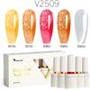 VENALISA 2/3/5 pz/kit Venalisa 10ml Colore Lucido Smalto Gel Per Unghie Combo HEMA LIBERA Lungo Indossare Top Coat Kit Soak Off UV LED Gel Unghie manicure