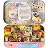 zuuton Casette delle Bambole in Legno Fai da Te, Teatro in Scatola Fatto a Mano, Miniature Divertenti, Casette delle Bambole Carine, Kit di Montaggio Puzzle 3D, Regalo di Compleanno, Giocattoli in Legno