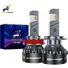 DAWN KNIGHT D7 Super Mini H4 H7 H11 Lampada per fari a LED H1 HB3 HB4 Riflettore Faro ottico Kit di sostituzione speciale 2 pezzi