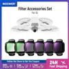 NEEWER Set di accessori per filtri ND/PL per DJI Flip Drone Snap On Kit filtro per lenti ND polarizzate a densità neutra in vetro ottico HD