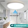 CHENBEN Grandi luci con sensore intelligente Lampada da soffitto a LED con sensore di movimento Apparecchio per la casa Lampada da bagno impermeabile Sensore radar LED Lustro