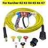 GUYN Tubo flessibile per idropulitrice 5800PSI Tubo resistente alle colpiamenti Tubo flessibile di prolunga per la pulizia dell'acqua della lavatrice per Karcher K2 K3 K4 K5 K6 K7