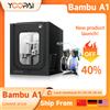 YOOPAI Box di Protezione per Stampante 3D per Bambu Lab A1/A1 Mini, Box Grande con Luce LED, Ignifugo, Impermeabile, Antipolvere, Nero
