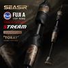 Seasir Stream Ultralight Lure Fihsing Canne Manico in legno massello di carbonio Fuji A + O 40T Panno di carbonio Peso esca 1-10g Canna da pesca