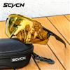 SCVCN Occhiali da Ciclismo SCVCN 2026 UV400 da Uomo, Occhiali da Sole per Bici, Occhiali Sportivi MTB Cool, Occhiali da Guida per Uomo e Donna