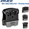 ZRACE Pastiglie Freno a Disco in Resina per Bicicletta con Piastra Posteriore Composita Acciaio-Alluminio Isolante Termico Compatibile con Pinze Freno a Disco