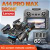 Lenovo Drone Lenovo A14 Pro Max GPS con Fotocamera 8K HD, Quadricottero 4K con Schermo, WIFI 5G, Fotografia Aerea, Evitamento Ostacoli, Motore Brushless, Telecomando